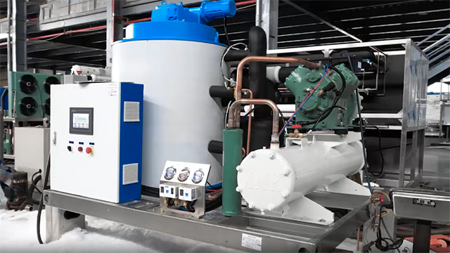 Machine de fabrication de flocons de glace conteneurisée de 5 tonnes par jour (BF5000)