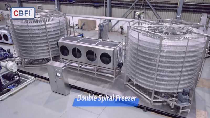 
Mise en service d’un surgélateur à double spirale