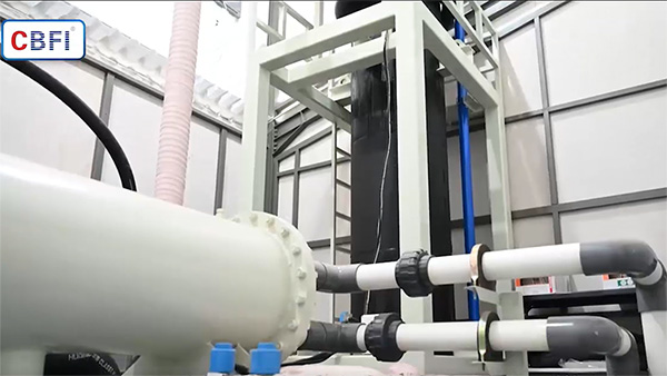 Installation de tubes à glace de 20 tonnes en Indonésie