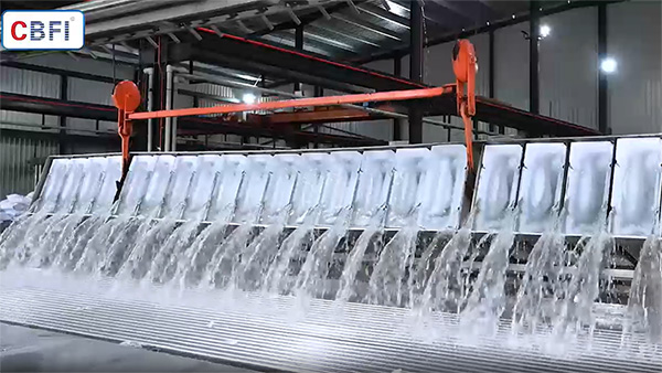 Usine de glace en blocs de saumure de 150 tonnes en Malaisie