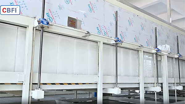 Usine de glace en blocs à refroidissement direct de 162 tonnes