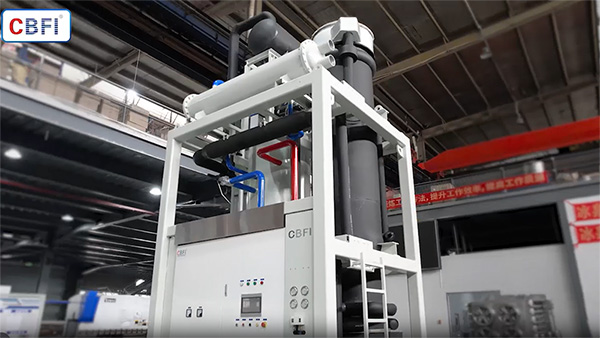 Machine à glace en tubes intégrée de 30 tonnes