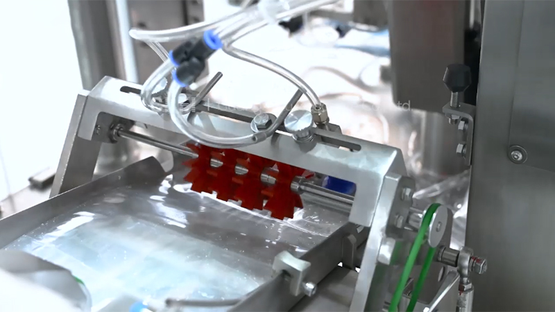 Machine d’emballage de glace à balance combinée