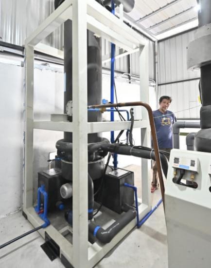 Solution de centrale à glace en tube de 10 tonnes à Sabah, Malaisie