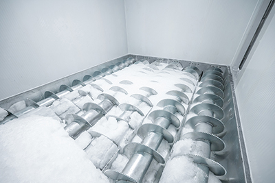 30 tonnes de glace en paillettes pour un projet de refroidissement chimique à Anhui, Chine.