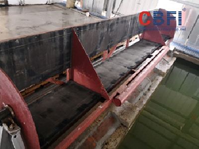 Système de fabrication de glace saumâtre de 40 tonnes pour un client à Jiangmen