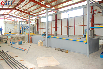 Usine de fabrication de blocs de glace de 12 tonnes de CBFI aux Philippines