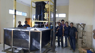 Machine à glace en tube de 5 tonnes de CBFI en Indonésie