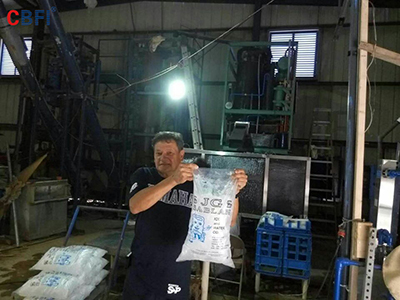 Machine à glace en tube de 5 tonnes CBFI à Saipan, États-Unis