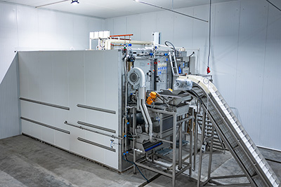 Tunnel de Surgélation Fluidisé à 2 000 kg/h pour Baies Surgelées au Kirghizistan