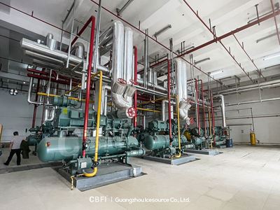 Chambre froide automatisée avec chaîne du froid et ammoniac GENZON