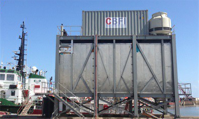 Mozambique--Système automatique de stockage de glace Type Ratissage de glace écaille 40T